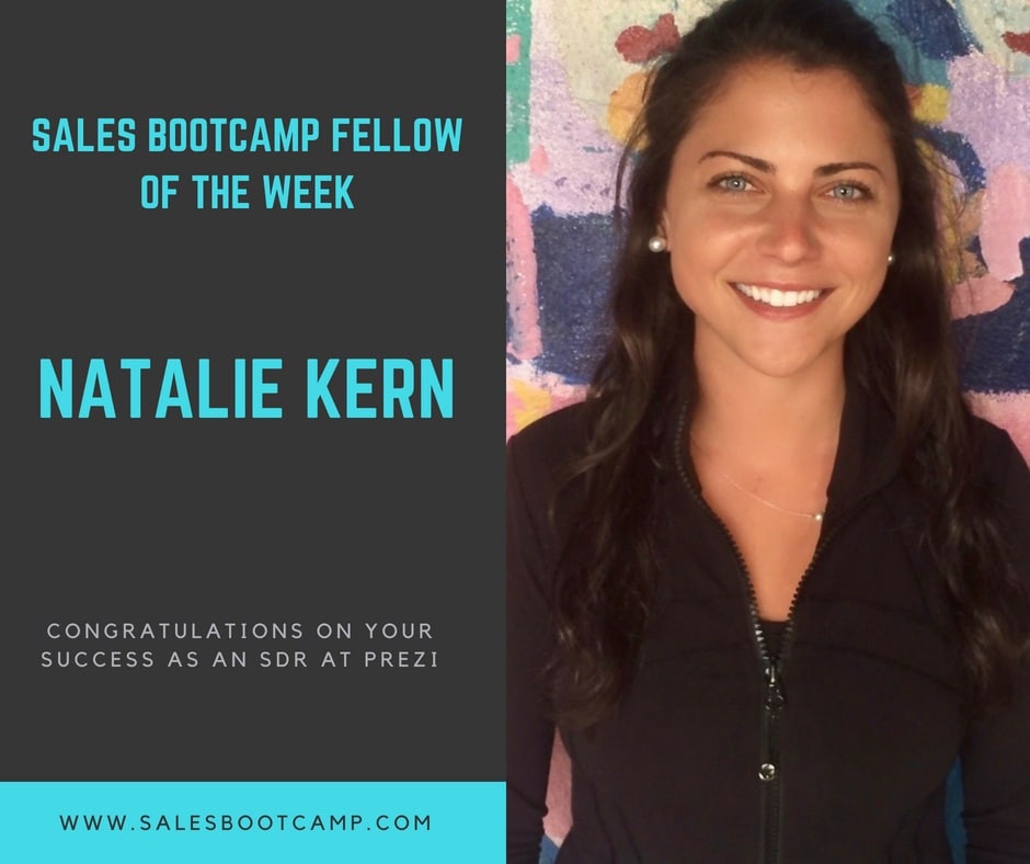 sales bootcamp fellow of the week 5