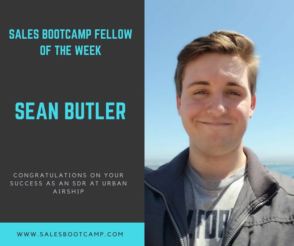 sales bootcamp fellow of the week 1