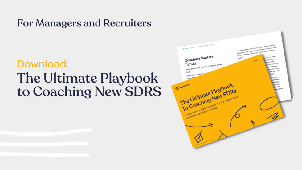 Ultimate Playbook To Coaching New SDRs