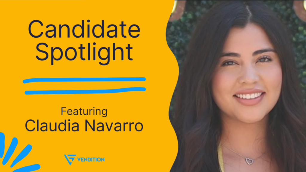 SDR Candidate Spotlight: Claudia Navarro | Vendition