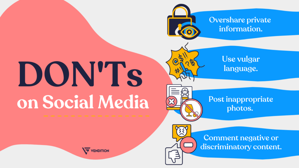 the don'ts of social media for SDRs tech sales reps