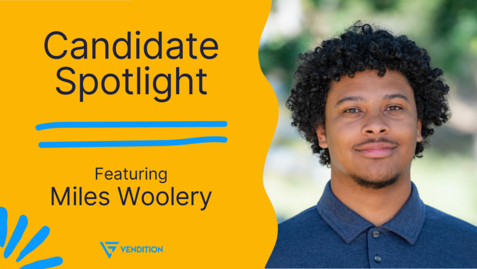 SDR Candidate Spotlight Vendition Miles Woolery